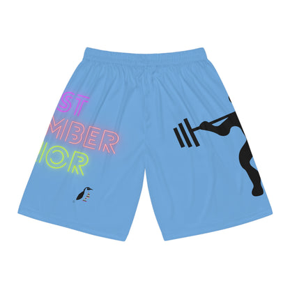 Basketball Shorts: Weightlifting Lite Blue