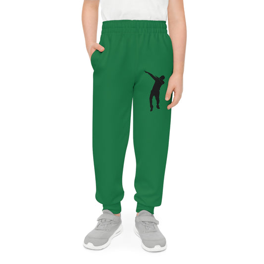 Youth Joggers: Dance Dark Green