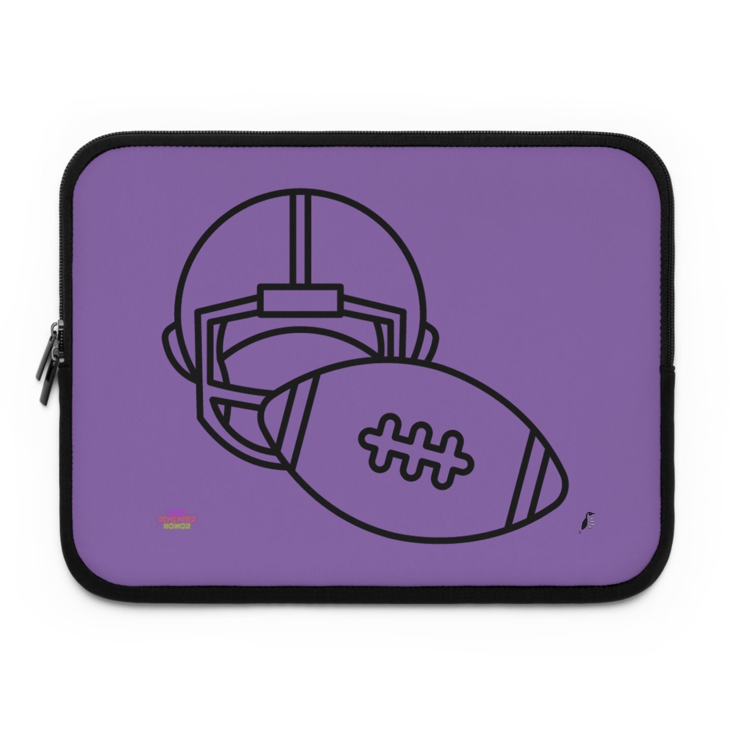 Laptop Sleeve: Football Lite Purple