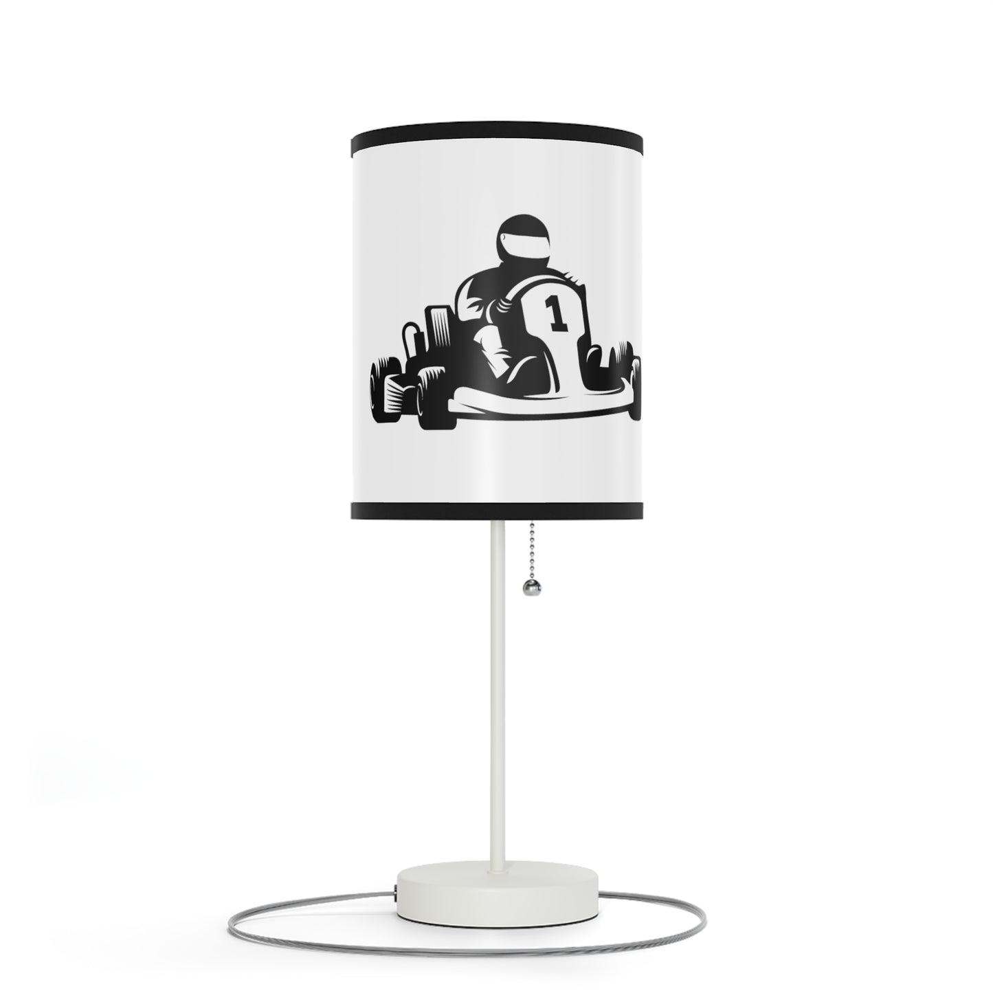 Lamp on a Stand, US|CA plug: Racing White