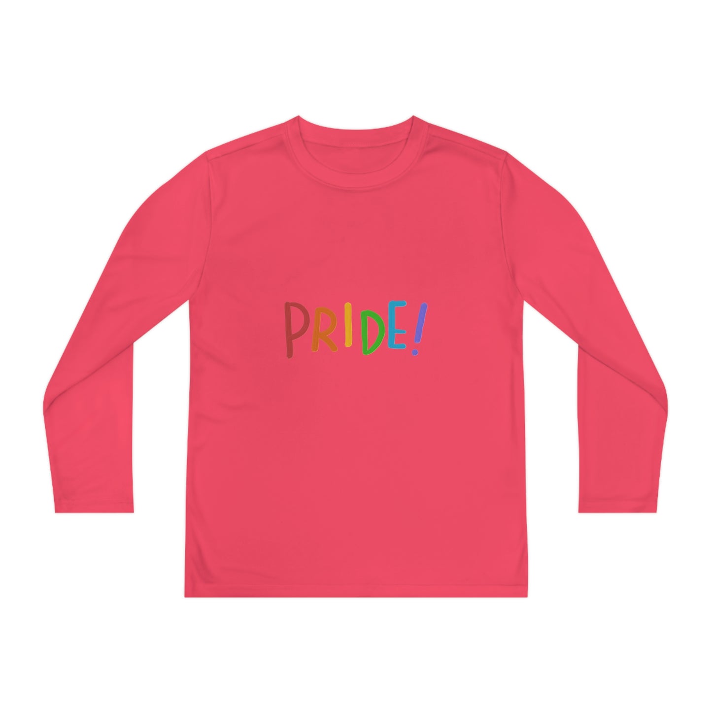 Youth Long Sleeve Competitor Tee: LGBTQ Pride 