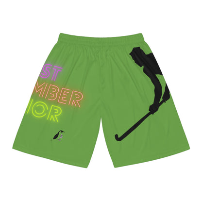 Basketball Shorts: Hockey Green