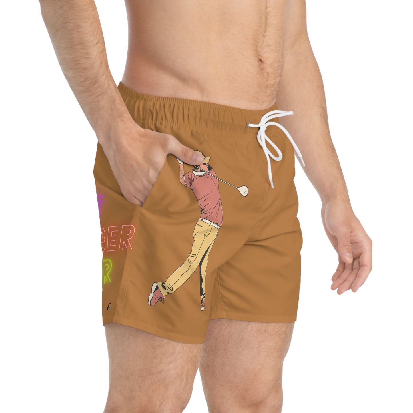 Swim Trunks: Golf Lite Brown