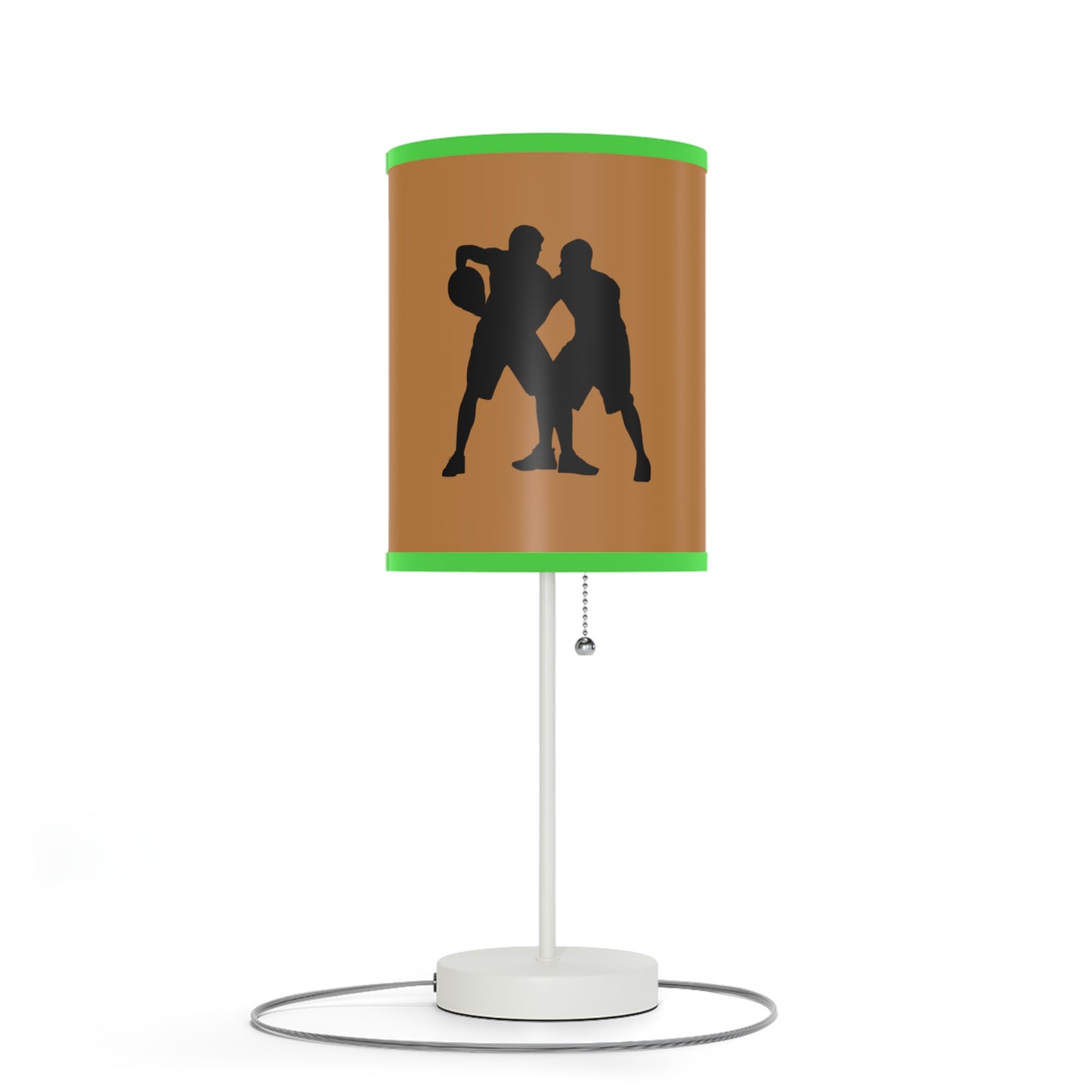 Lamp on a Stand, US|CA plug: Basketball Lite Brown