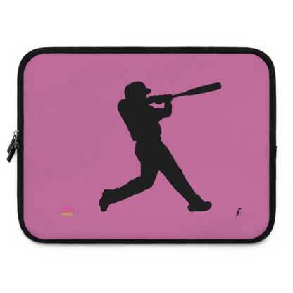 Laptop Sleeve: Baseball Lite Pink