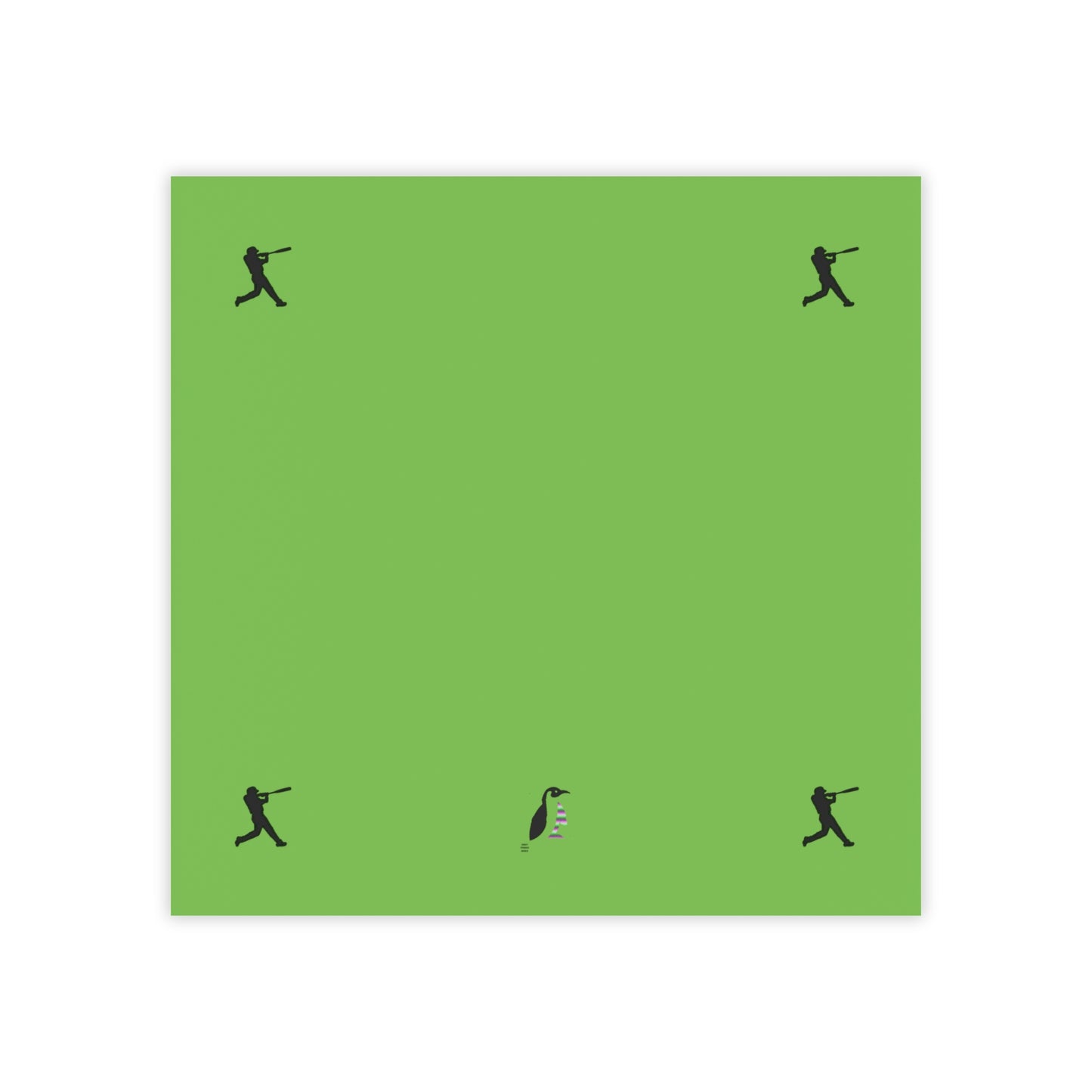 Post-it® Note Pads: Baseball Green