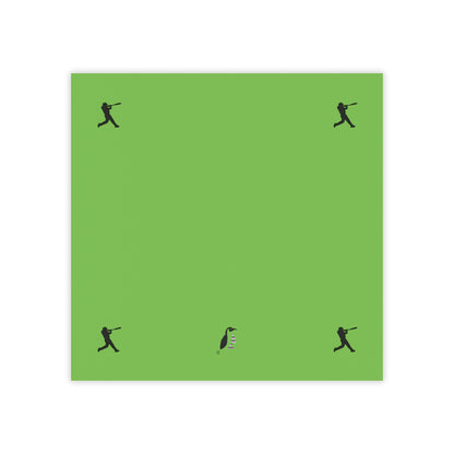 Post-it® Note Pads: Baseball Green