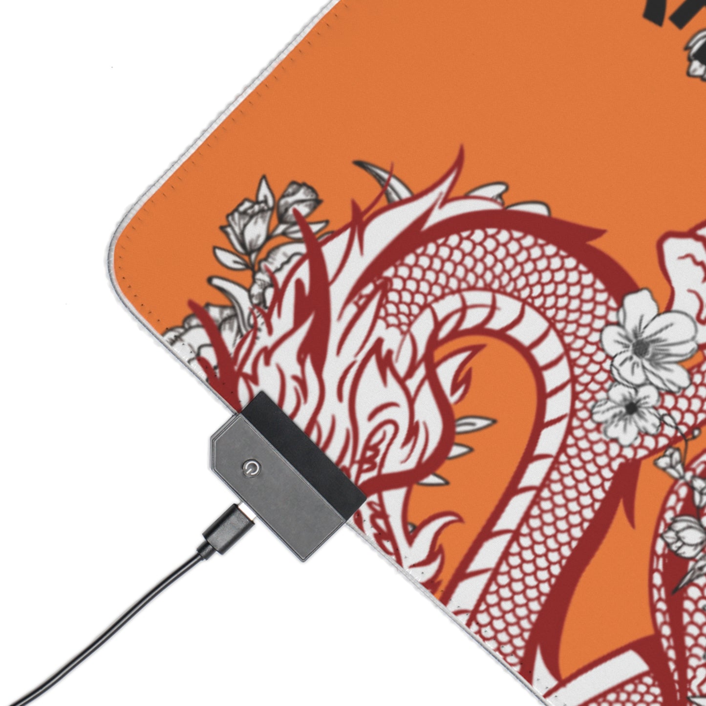 LED Gaming Mouse Pad: Dragons Crusta