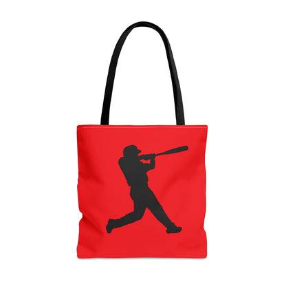 Tote Bag: Baseball Red