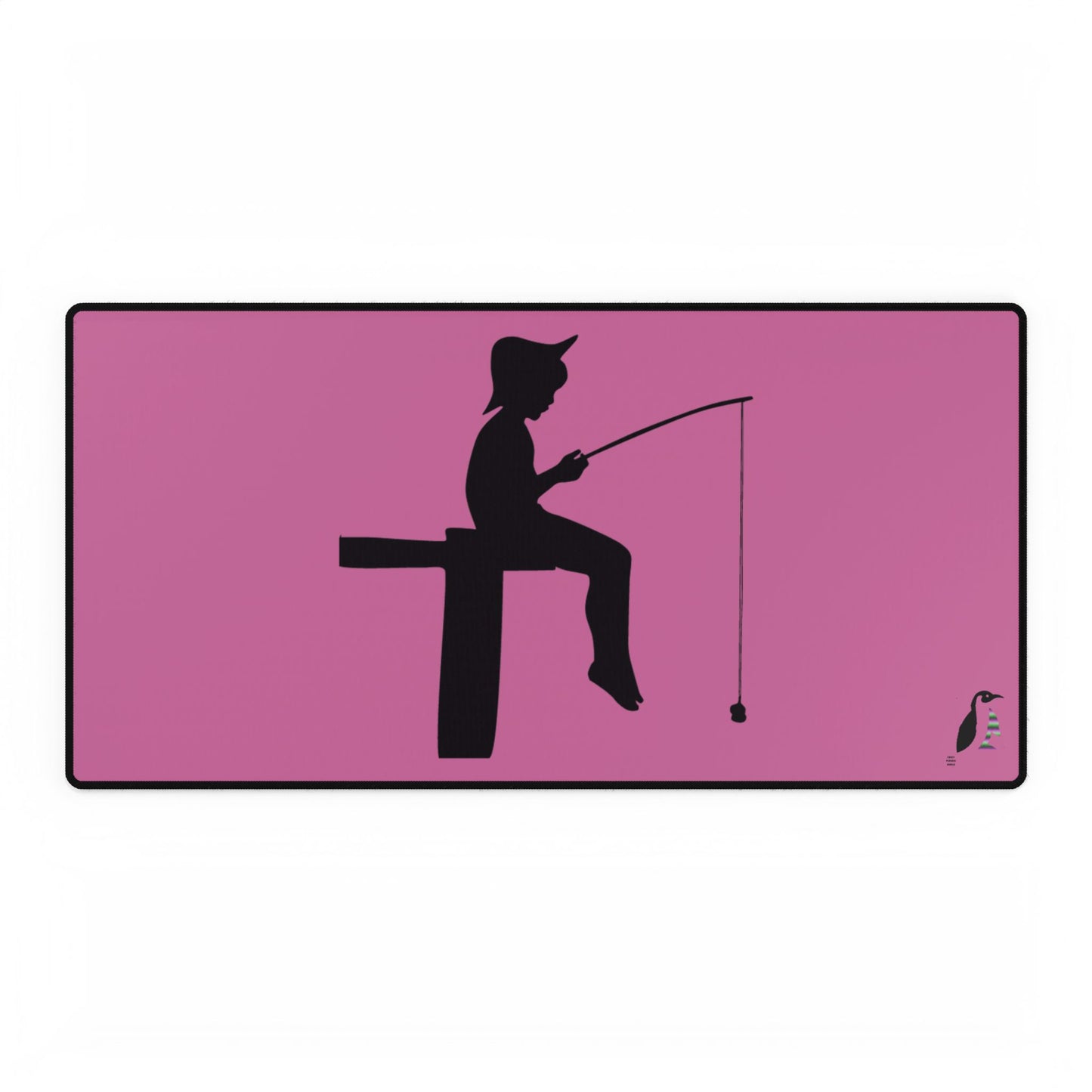 Desk Mats: Fishing Lite Pink