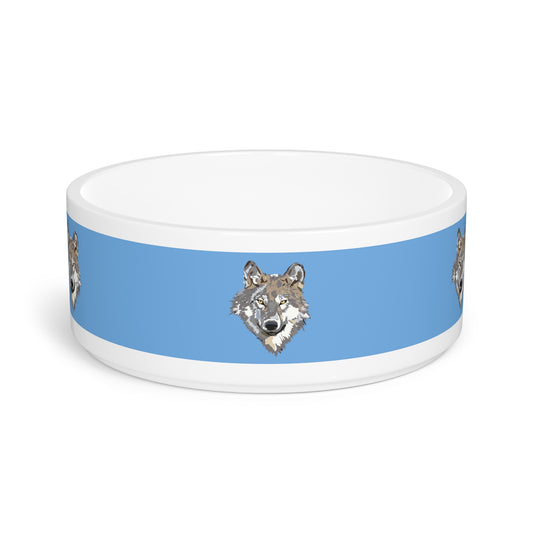 Pet Bowl: Wolves Lite Blue