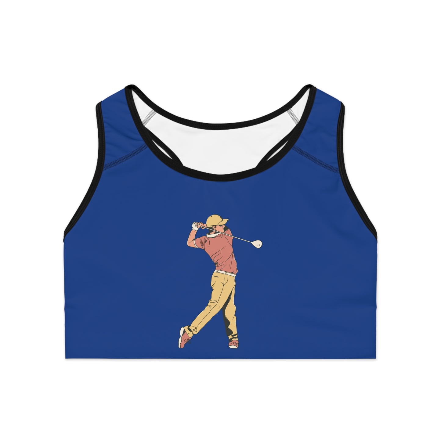 Sports Bra: Golf Dark Blue