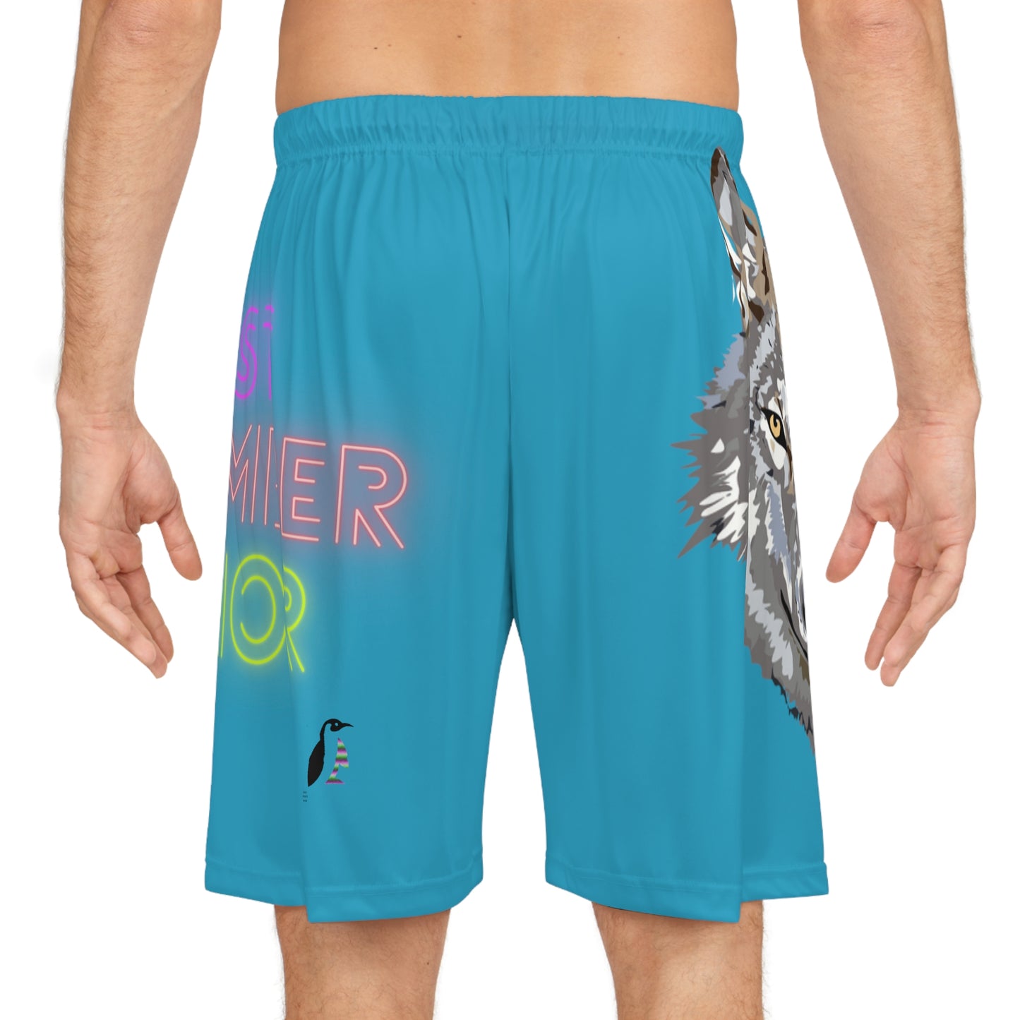 Basketball Shorts: Wolves Turquoise