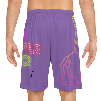 Basketball Shorts: Bowling Lite Purple