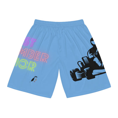 Basketball Shorts: Racing Lite Blue