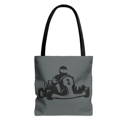 Tote Bag: Racing Dark Grey