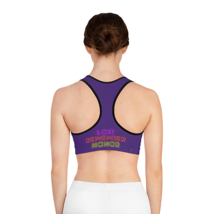 Sports Bra: Hockey Purple