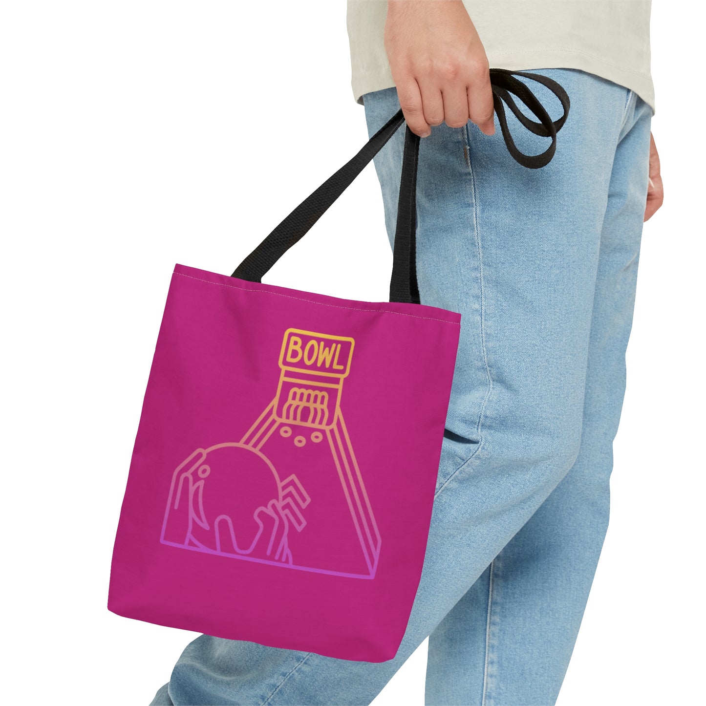 Tote Bag: Bowling Pink