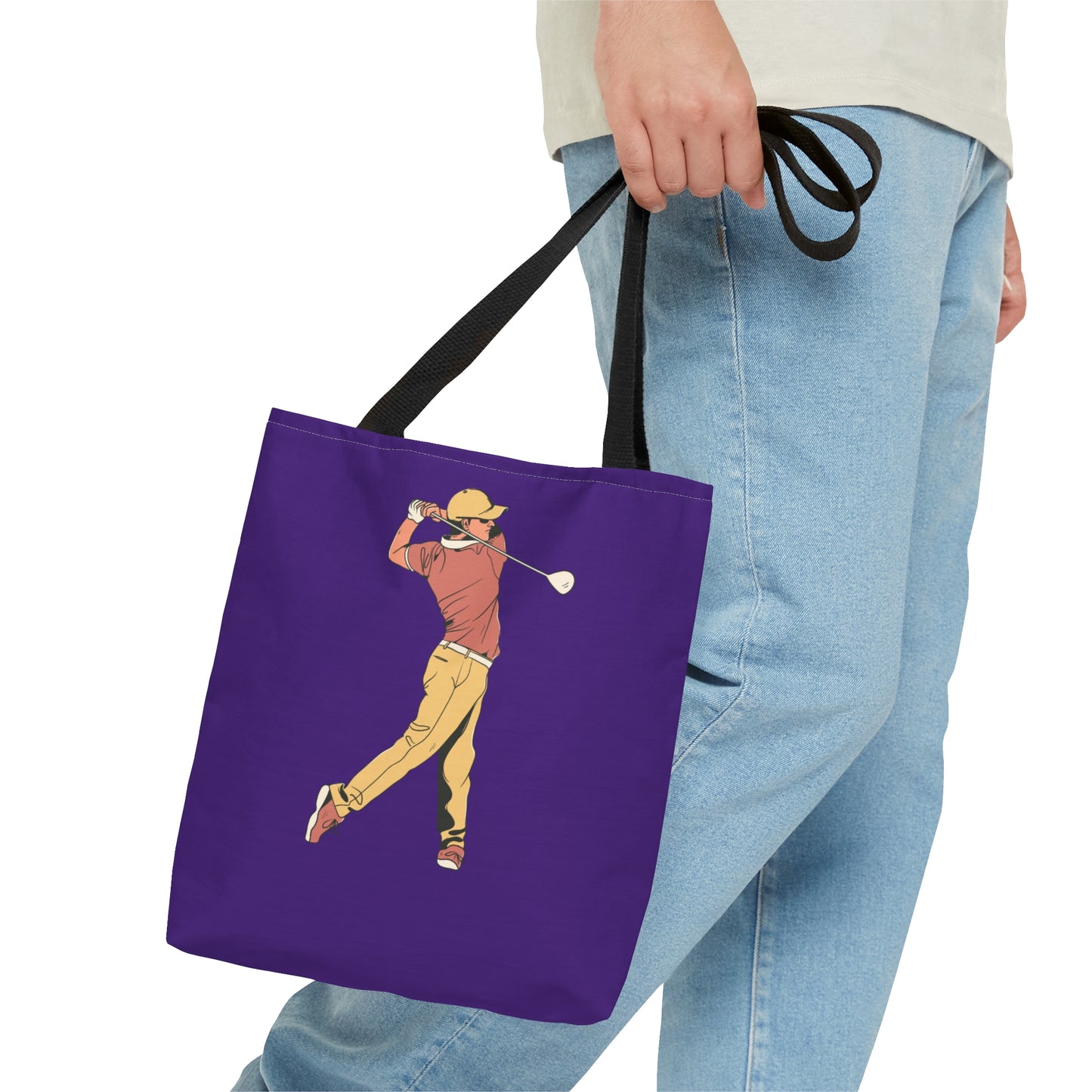 Tote Bag: Golf Purple