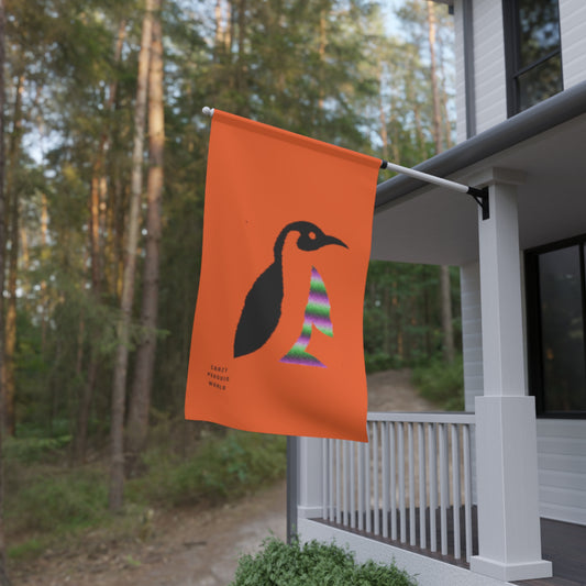 House Banner: Crazy Penguin World Logo Orange