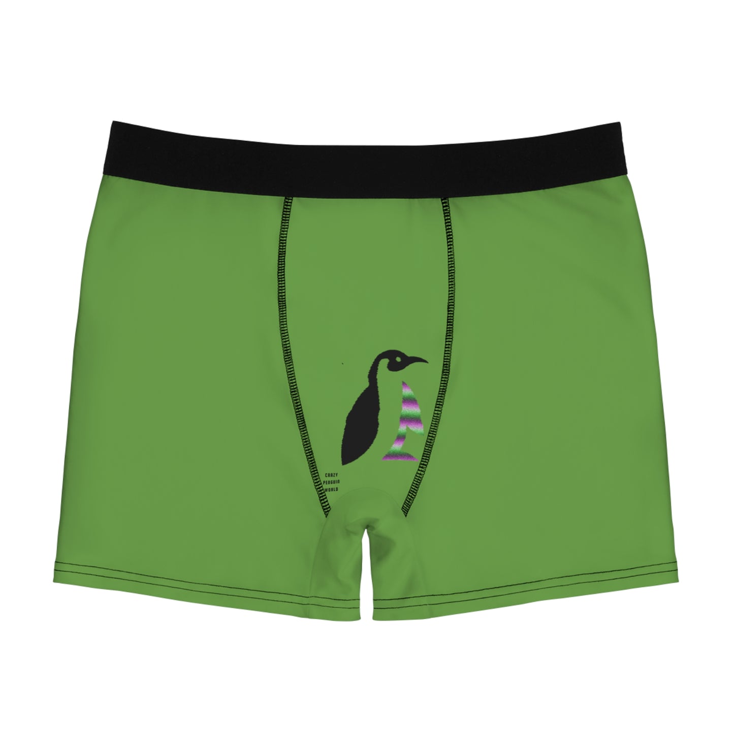 Men's Boxer Briefs: Hockey Green