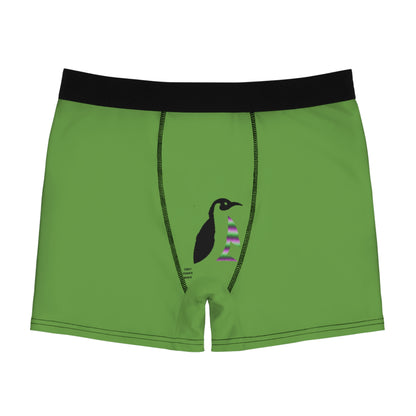 Men's Boxer Briefs: Hockey Green