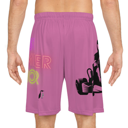 Basketball Shorts: Racing Lite Pink