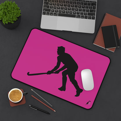 Desk Mat: Hockey Pink