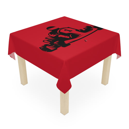 Tablecloth: Racing Dark Red