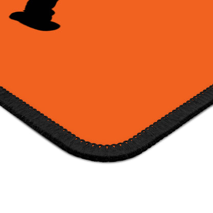 Gaming Mouse Pad: Baseball Orange