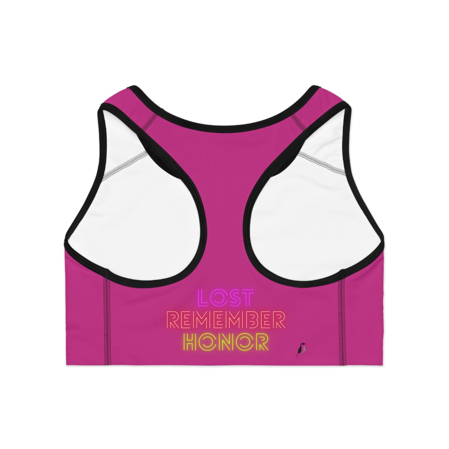 Sports Bra: Football Pink