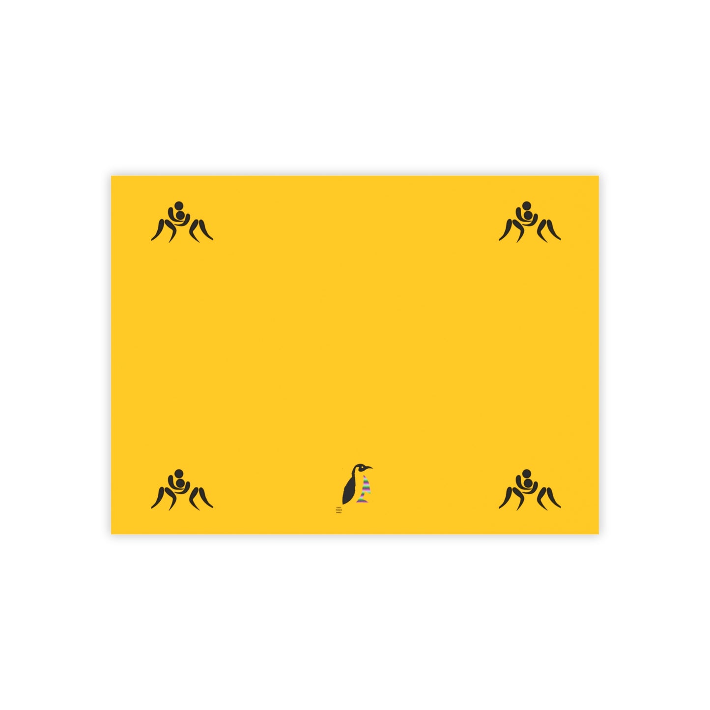 Post-it® Note Pads: Wrestling Yellow