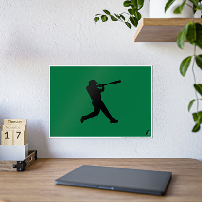 Gloss Posters: Baseball Dark Green