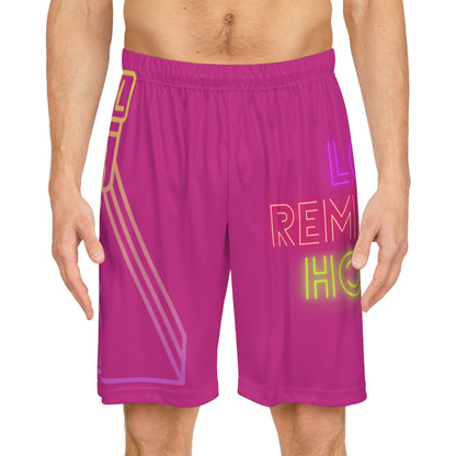 Basketball Shorts: Bowling Pink