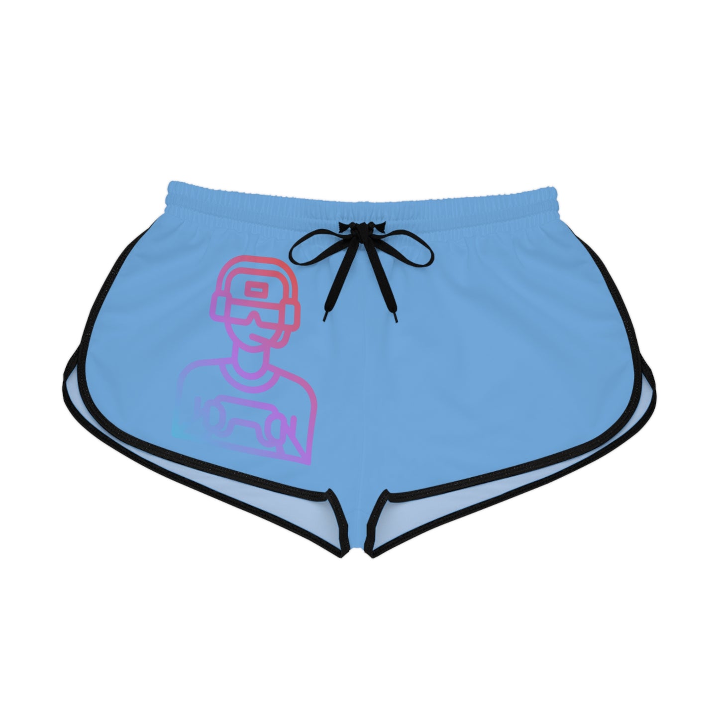 Women's Relaxed Shorts: Gaming Lite Blue