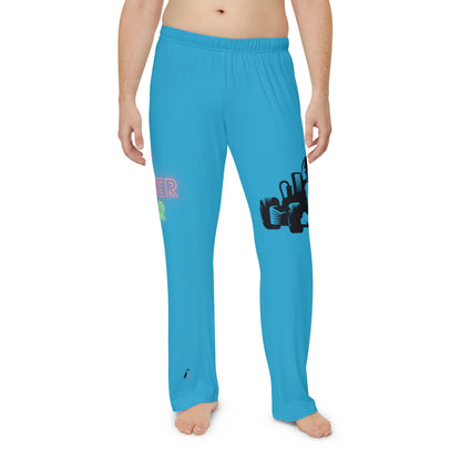 Men's Pajama Pants: Racing Turquoise