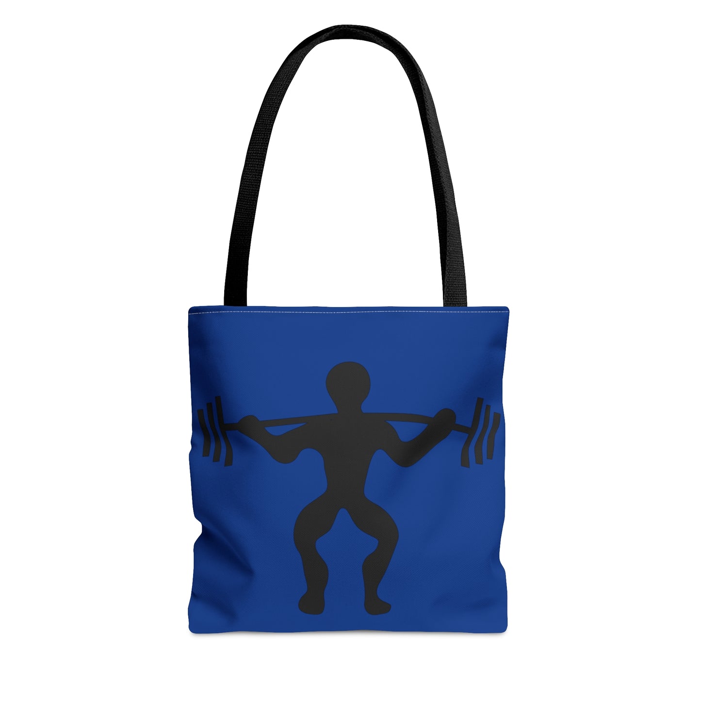 Tote Bag: Weightlifting Dark Blue