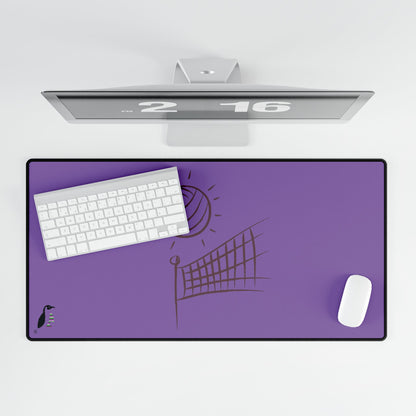 Desk Mats: Volleyball Lite Purple