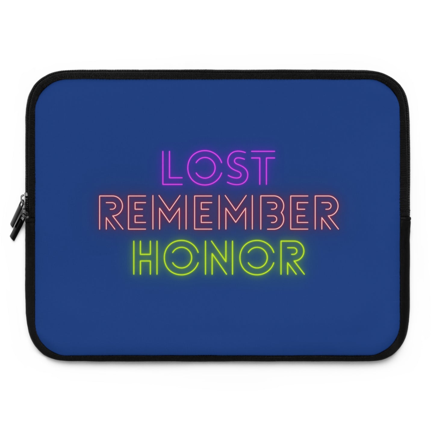 Laptop Sleeve: Lost Remember Honor Dark Blue