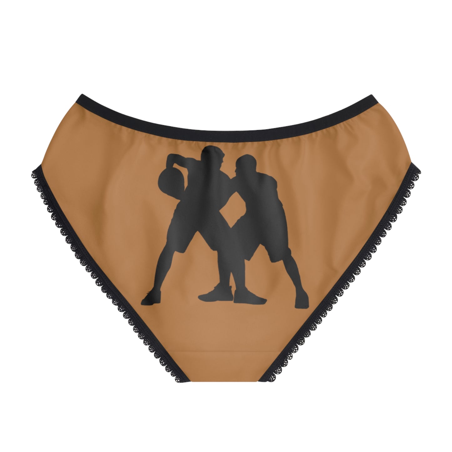 Women's Briefs: Basketball Lite Brown