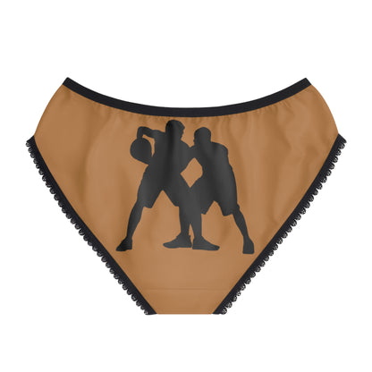 Women's Briefs: Basketball Lite Brown