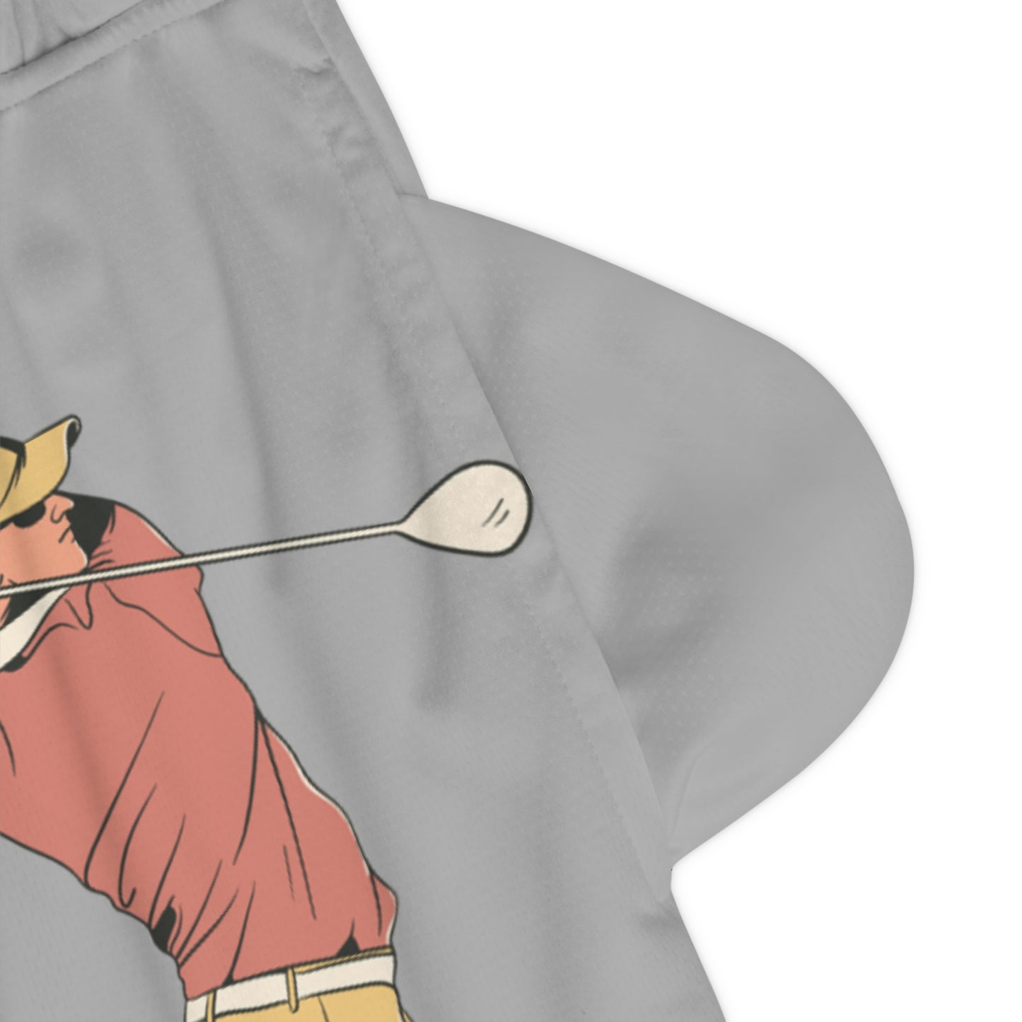 Basketball Rib Shorts: Golf Lite Grey