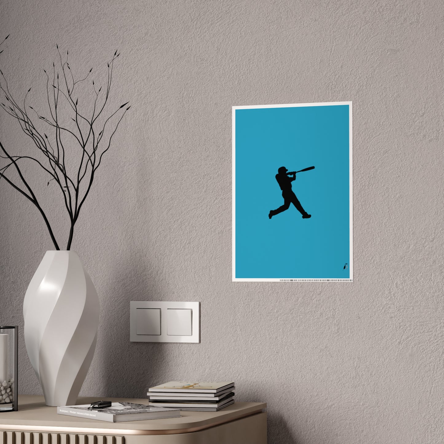 Gloss Posters: Baseball Turquoise
