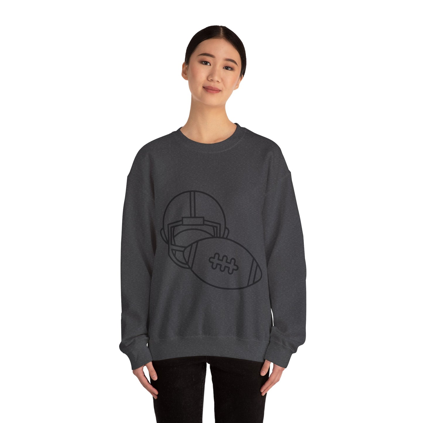 Heavy Blend™ Crewneck Sweatshirt: Football #2