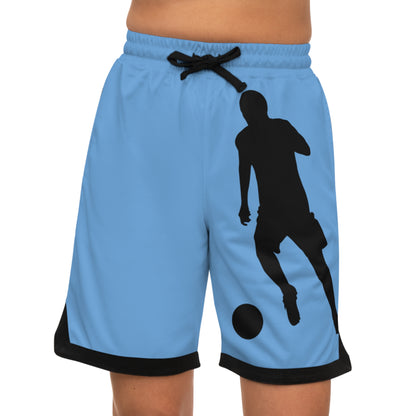 Basketball Rib Shorts: Soccer Lite Blue