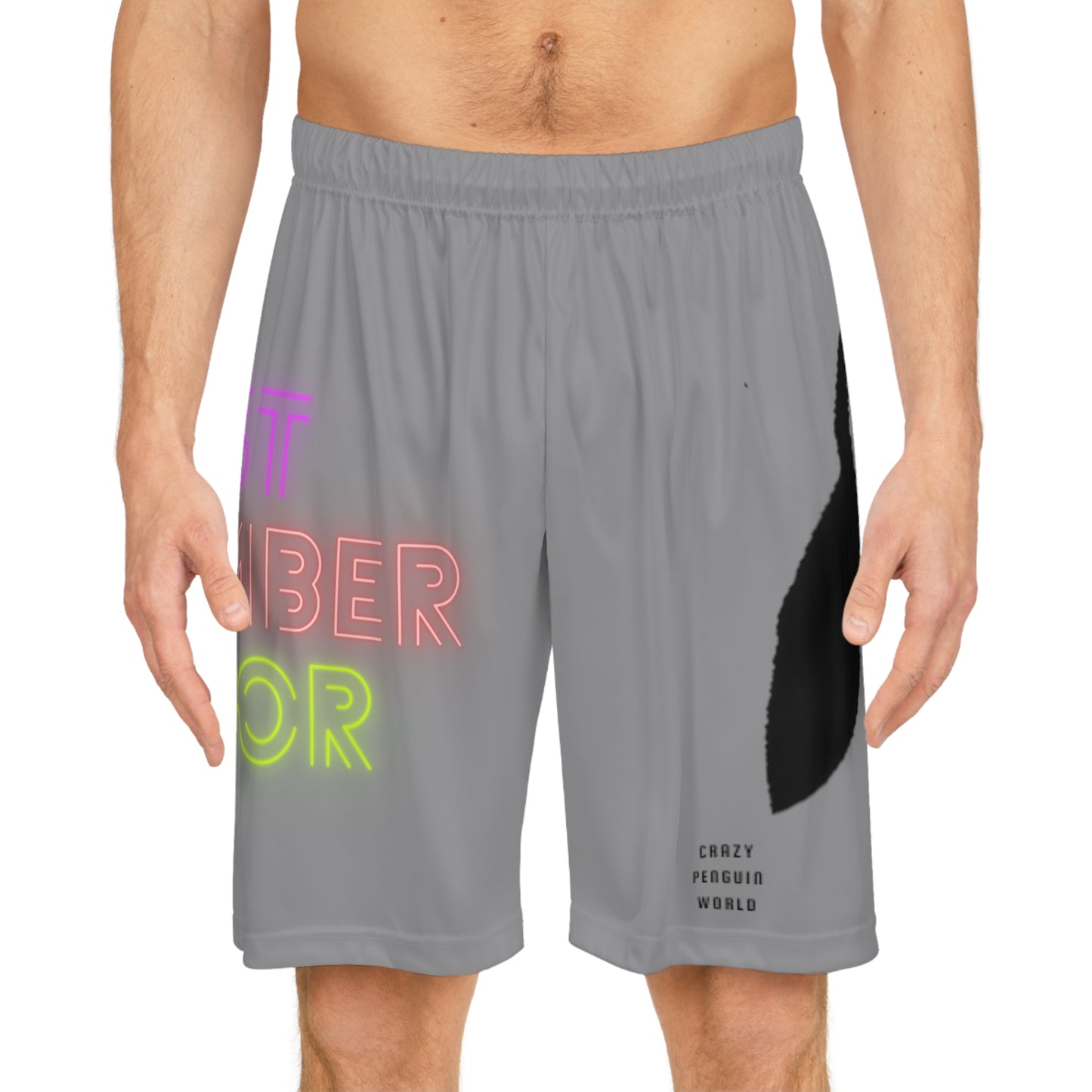 Basketball Shorts: Lost Remember Honor Grey