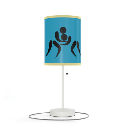 Lamp on a Stand, US|CA plug: Wrestling Turquoise 