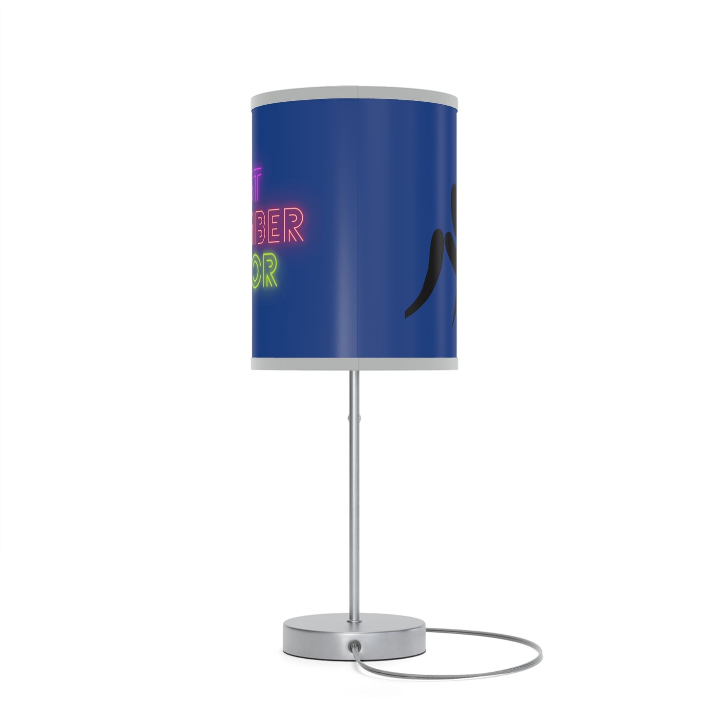 Lamp on a Stand, US|CA plug: Wrestling Dark Blue 