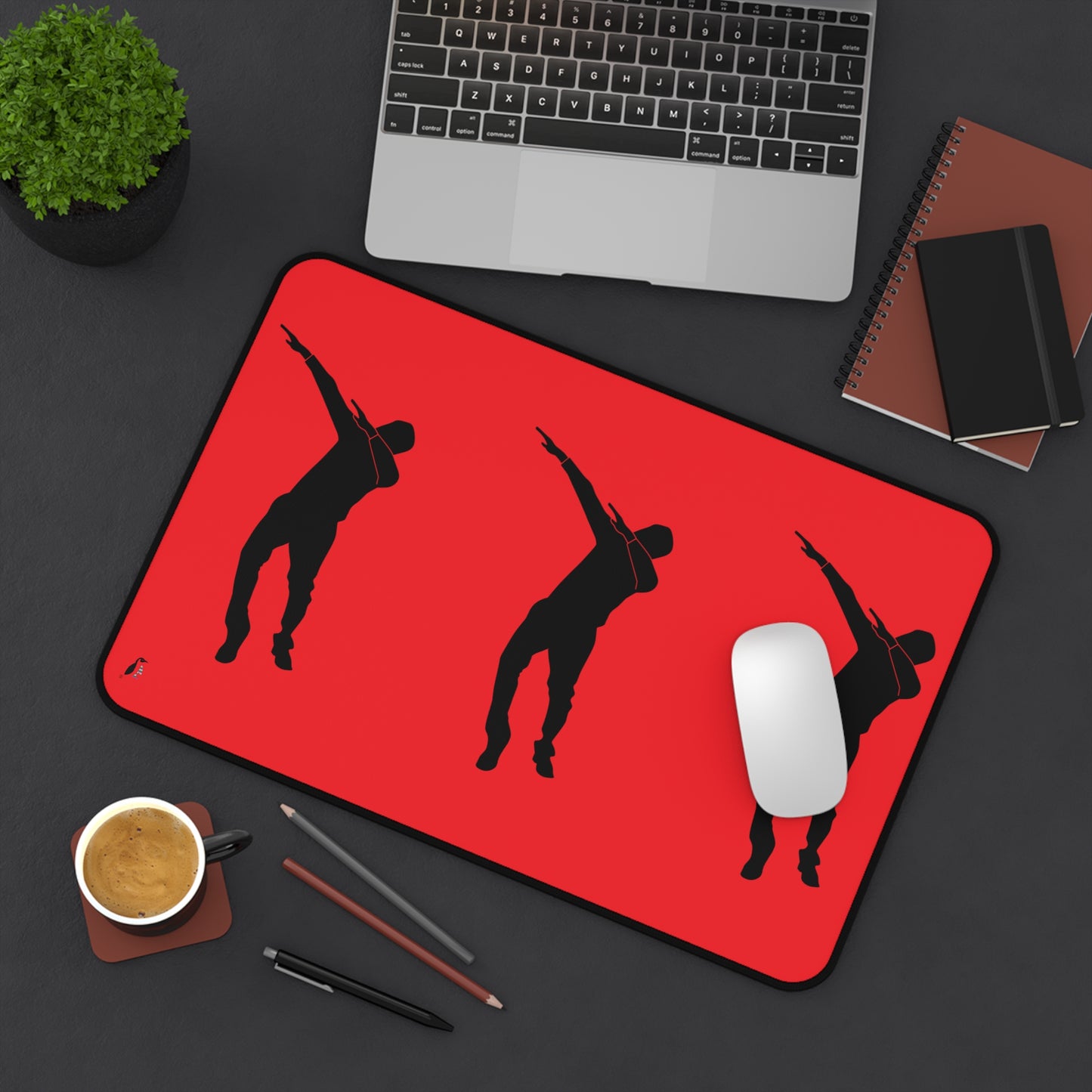 Desk Mat: Dance Red