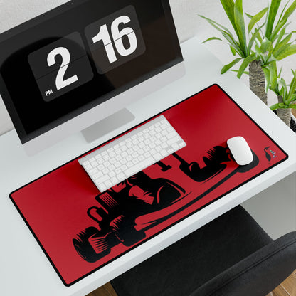 Desk Mats: Racing Dark Red